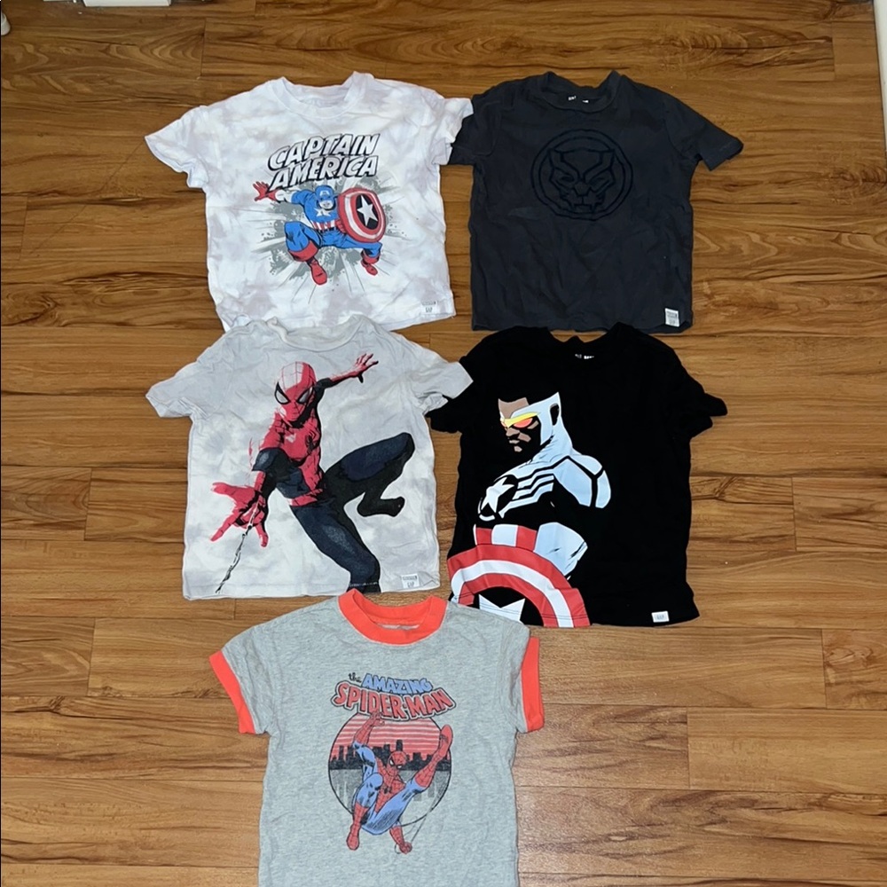 Marvel Hero T-Shirt Collection - Red, Black, Gray